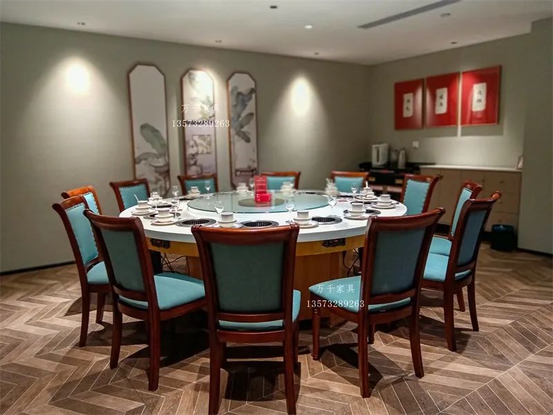 青島火鍋桌定制——【琉璃井】無煙火鍋桌＆多款包間圓桌