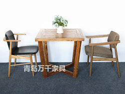 咖啡家具-老榆木咖啡桌